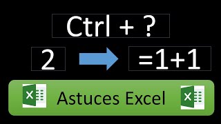 Astuces Excel : Raccourci pour afficher tous les formules d'une feuille Excel