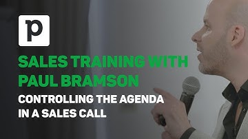 Sales Training: "Controlling the Agenda in a Sales Call"