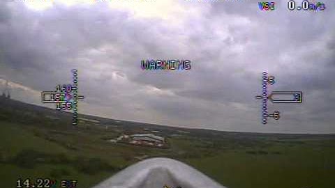 Funjet FPV first flight with Dragon OSD v2