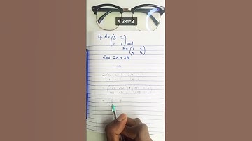 Addition and Multiplication of Matrices #Hesolvesmaths #matrices #maths #mathematics #matrix