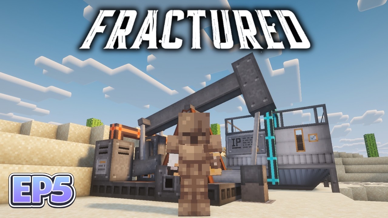 I FINALLY GOT OIL! | Minecraft Fractured #5