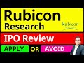 Rubicon Research Day Strategy I Rubicon Research IPO GMP I Rubicon Research BUY SELL HOLD I Rubicon