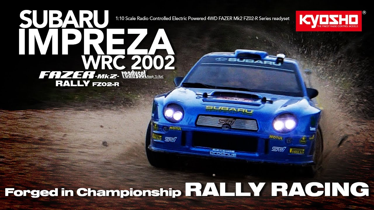 KYOSHO FAZER Mk2 FZ02-R Series readyset SUBARU IMPREZA WRC 2002
