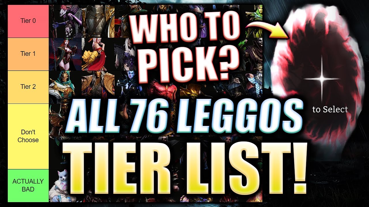 UPDATED TIER LIST! Choose your own Legendary - ALL 76 Normal Leggos Ranked ⁂ Watcher of Realms