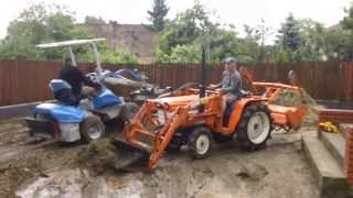 KUBOTA B 1600 z TURem. Ładowacz czołowy. www.traktorki-japonskie.waw.pl