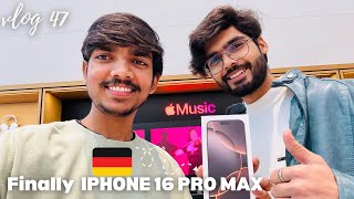 Buying the iPhone 16 Pro Max in Germany | Vlog 47 | International student