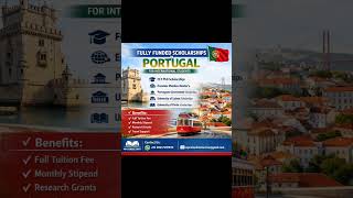 #StudyInPortugal#FullyFundedScholarships#PhDScholarships#ErasmusMundus#EuropeanEducation