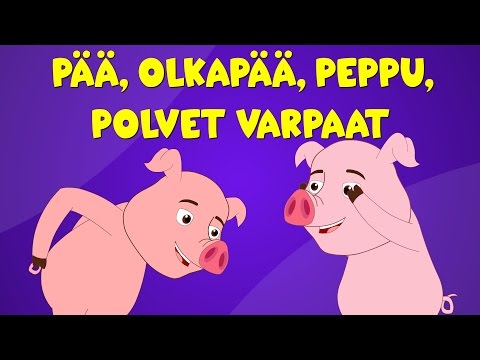 Suomen lastenlauluja | Pää, olkapää, peppu, polvet varpaat - Jumppalaulu