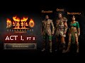 Прохождение Diablo 2 Resurrected. I акт (1 акт). Битва с Андариэль! Кооперативное прохождение.
