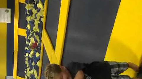 Justis and Joshua jumping