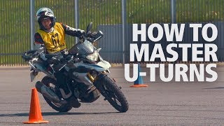 Tight & lowspeed Uturns on a motorcycle | Learn with MotoGymkhana