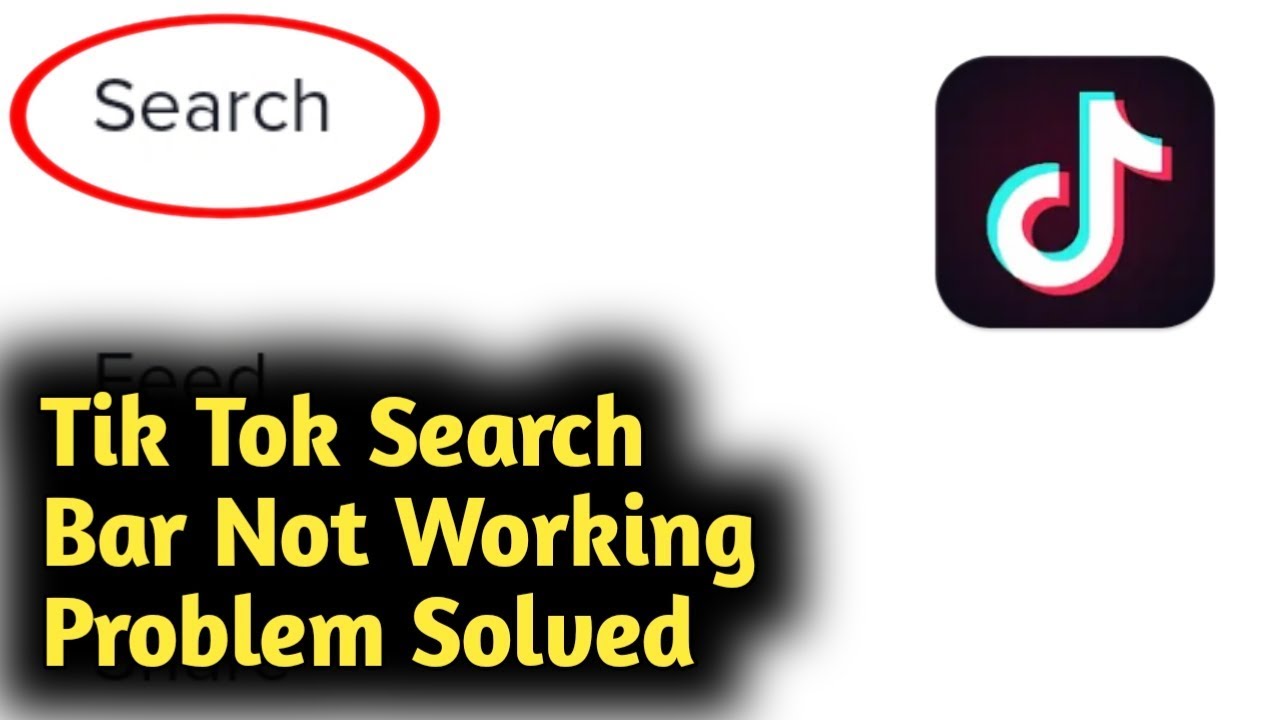 Tiktok Search Bar Not Working How To Fix Tiktok Search Bar Not - Gambaran