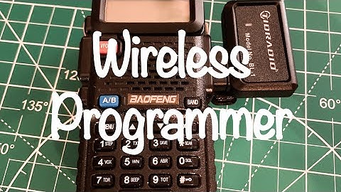 Ham Radio Wireless Programmer Adapter For Baofeng Radios And More  |  Via Bluetooth