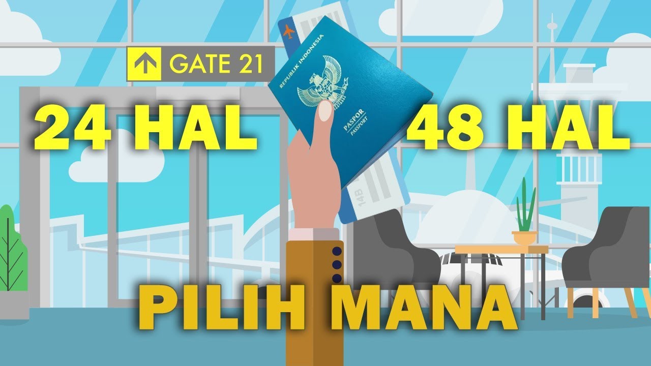 CARA BUAT PASPOR, PILIH MANA PASPOR 24 HALAMAN ATAU 48 HALAMAN 