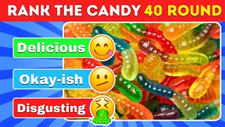Rate The Candy Challenge | Ultimate Candy Tier List 🍫🍭🍬