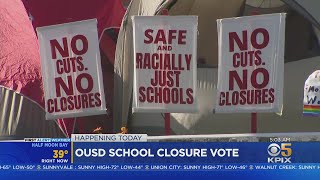 Oakland Schools:  Oakland Unified School District officials expected to vote on proposal to close or