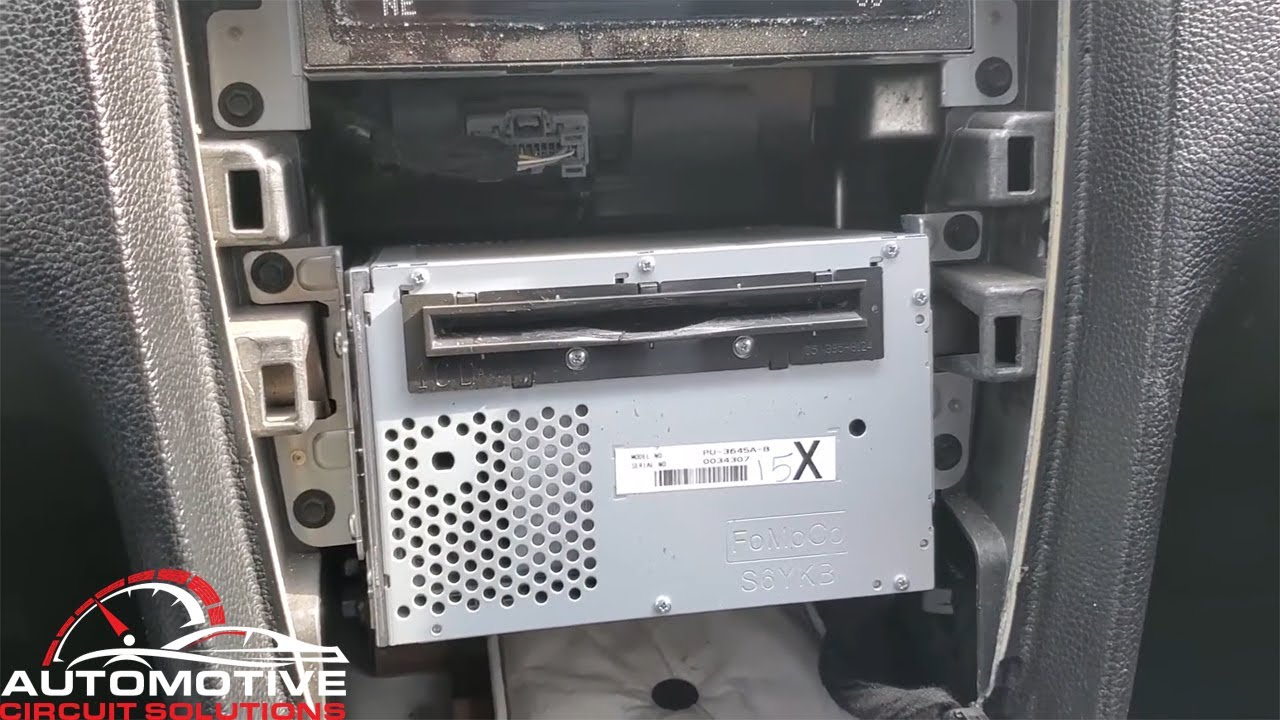 Ford Mustang F150 Blinking Time Flashing Clock | How to Remove Radio