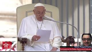 Papa Francisco reflexionó sobre la esperanza y reza por la paz Informe Néstor Pongutà Puerto