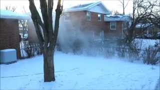 Hot Water Sprinklers In Freezing Weather