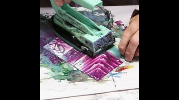 Encaustic Art - Creating abstract art with the Encaustic Art Painting Iron