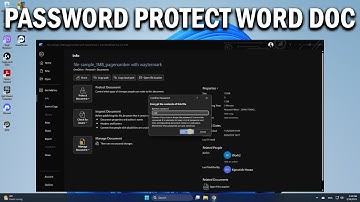 How To Password Protect a Word Document - Easy Fix