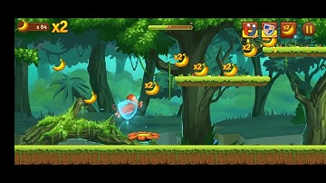 Jungle monkey run gameplay walkthrough
