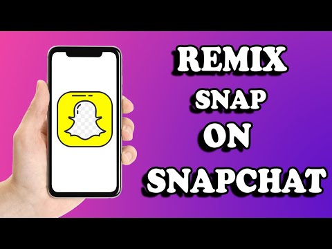 How To Remix Snap On Snapchat | New Feature