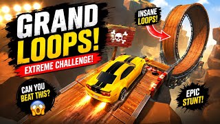 World's Craziest Loop Challenge! 🚗🔥#StuntCarExtreme #GrandLoops #ImpossibleChallenge #CarStunts screenshot 3