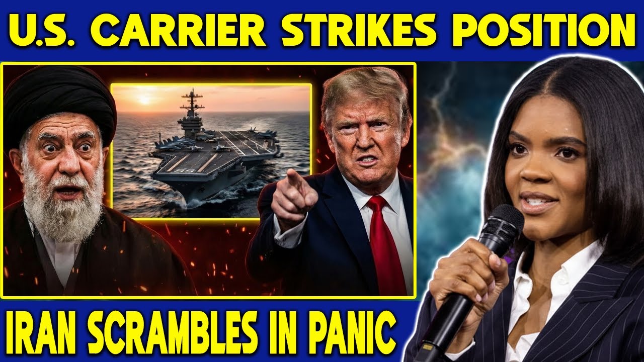 Iran SCRAMBLE as U.S. Aircraft Carrier Enters STRIKE POSITION – World On EDGE | Candace Owens