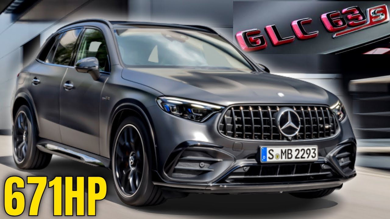 New Mercedes AMG GLC 43 and GLC 63 S E Performance Revealed - YouTube