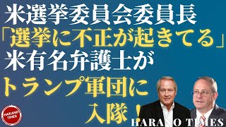 選挙委員長Trey Trainorが選挙に不正が起きている、選挙が違法の可能性について明言、有名弁護士Lin Woodがトランプ大統領の弁護士軍団に入隊、暗黒時代をともに乗り切る