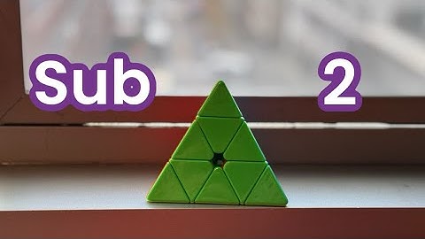 Sub-2 Pyraminx Example Solves ft. Carson Clark, Jeriyah Griffin, Jovan Lee