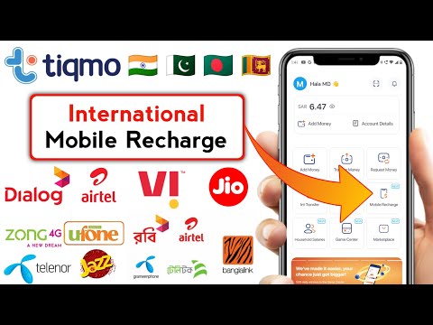 Tiqmo International Mobile Recharge | Tiqmo Mobile Recharge | Tiqmo India Mobile Recharge |Tiqmo App