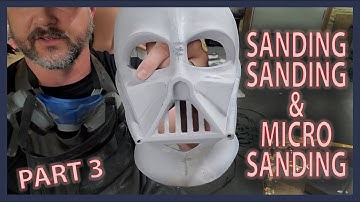 Star Wars 3d Printed Rogue One Darth Vader Costume Build.... Part 3..Sanding/Micro-Sanding