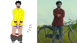 Kali Bindi Full Video Song Sanju Rathod Ft. Akriti Negi G-Spark Drawing Meme Funny Video 2D