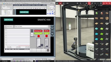 Siemens Tia Portal, PLC SIM, and Factory IO : Water Tank Control System Demo