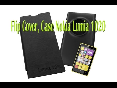 Nokia Lumia 1020 Flip cover case - YouTube