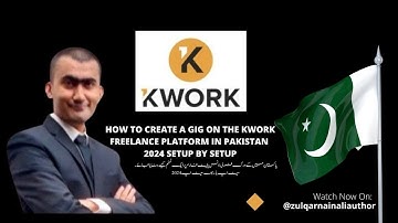 how to create A gig On KWork Freelance Platform in Pakistan 2024 Setup By Setup#kwork#freelancing