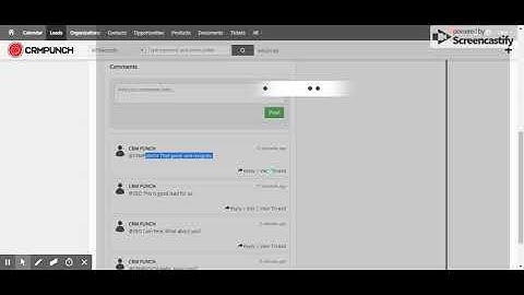 Quick Comments Reply with Mention for vTiger CRM