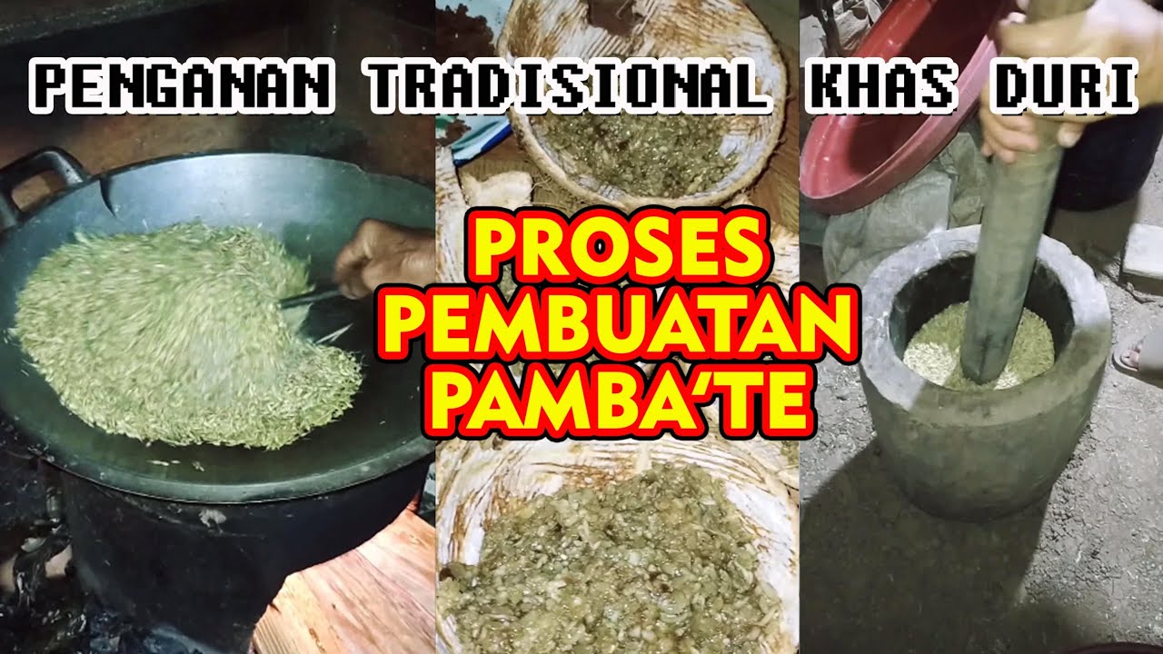 Proses Pembuatan Pamba'te || Makanan Tradisional Khas Duri - Enrekang
