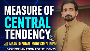 Part 3 - Measure of Central Tendency Explained | Mean, Median, Mode | Urdu/Hind/Eng