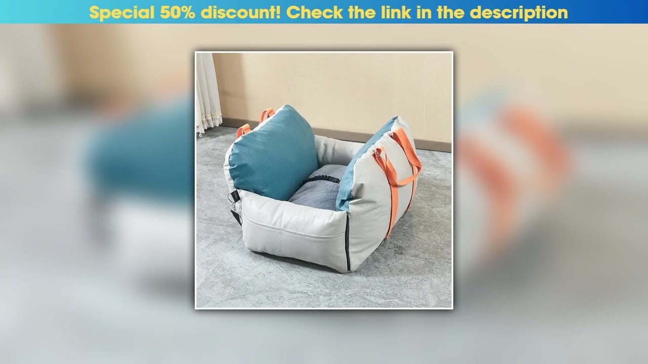 Get Waterproof Technology Cloth Pet Handbag Lightweight Dog and Cat Bag Portable Car Pet Bag Safety