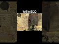 1vs5 Pro gamer 😎😎 #cs2 #gaming #cs2overpass #csgo #games