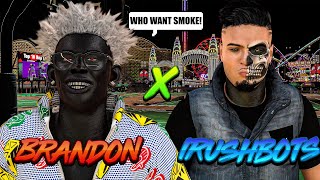 BRANDON X iRUSHBOTSX TOP DRIBBLE GODS TAKE OVER PARK😳IN NBA 2K26! MOST UNSTOPPABLE DUO!