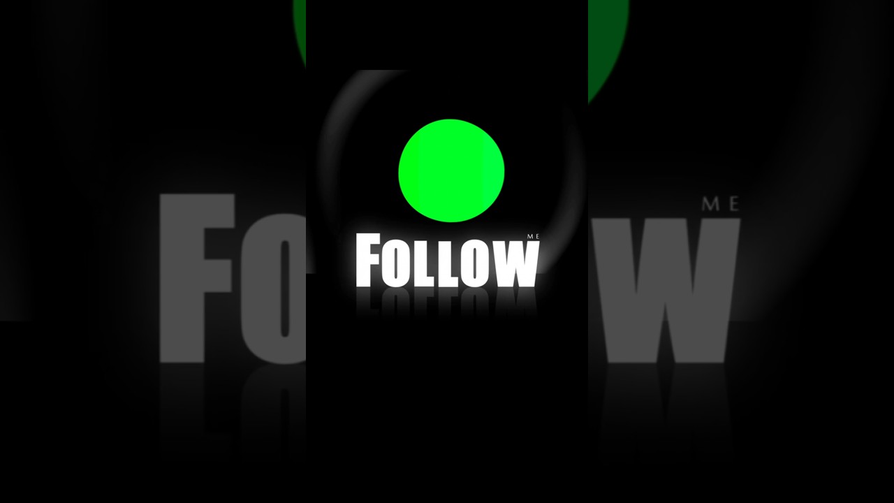 Follow Me Logo | Animated CapCut Template | link in Description 