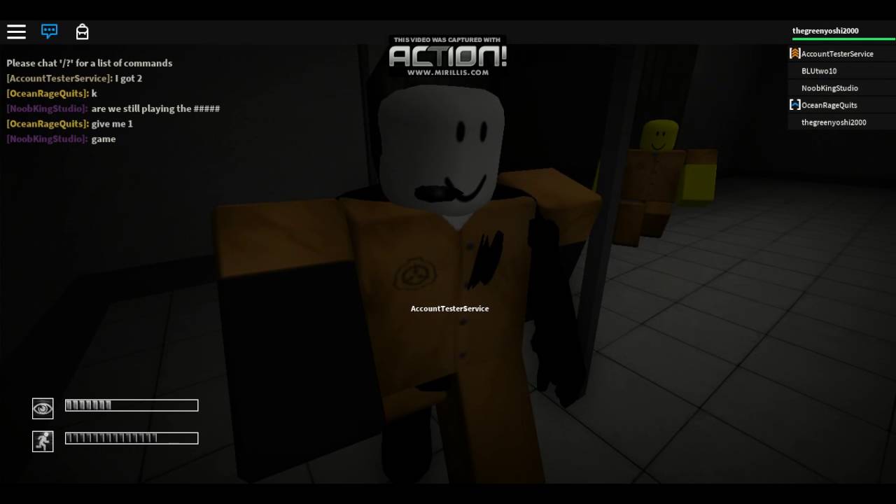 Roblox Scp Containment Breach Scp 106 In Action Youtube - roblox scp 106 audio