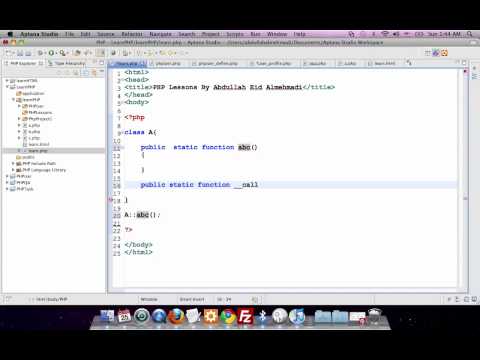 104.callStatic Magic Function.mov