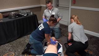Paramedics learn advanced CPR techniques