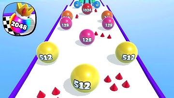 Ball Merge 2048 - All Levels Ball Gameplay Android, iOS ( Level 4856 - 4866 )