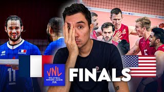 Reacting to USA vs. France Volleyball 2022 VNL Finals